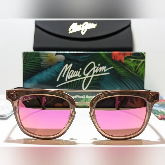 New Maui Jim Relaxation Mode Espresso Polarized Maui Sunrise Sunglasses P844-19B